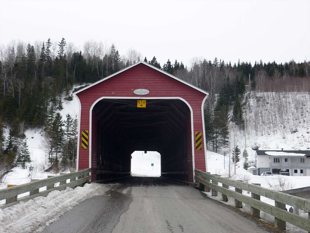Pont couvert François Gagnon  - St-René-de-Matane